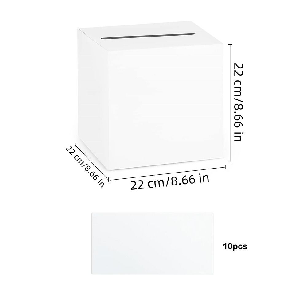 Wedding Card Box - Caixa de Cartões de Casamento Branca