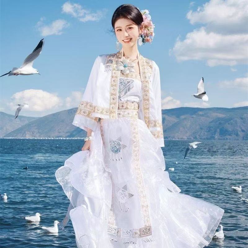 Wedding Qw - Traje Tradicional Chinês Feminino Hmong 2026