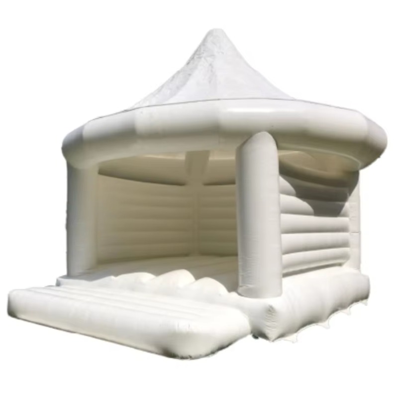 Wedding Event Supply - Castelo Inflável Branco para Casamento, Brinquedos