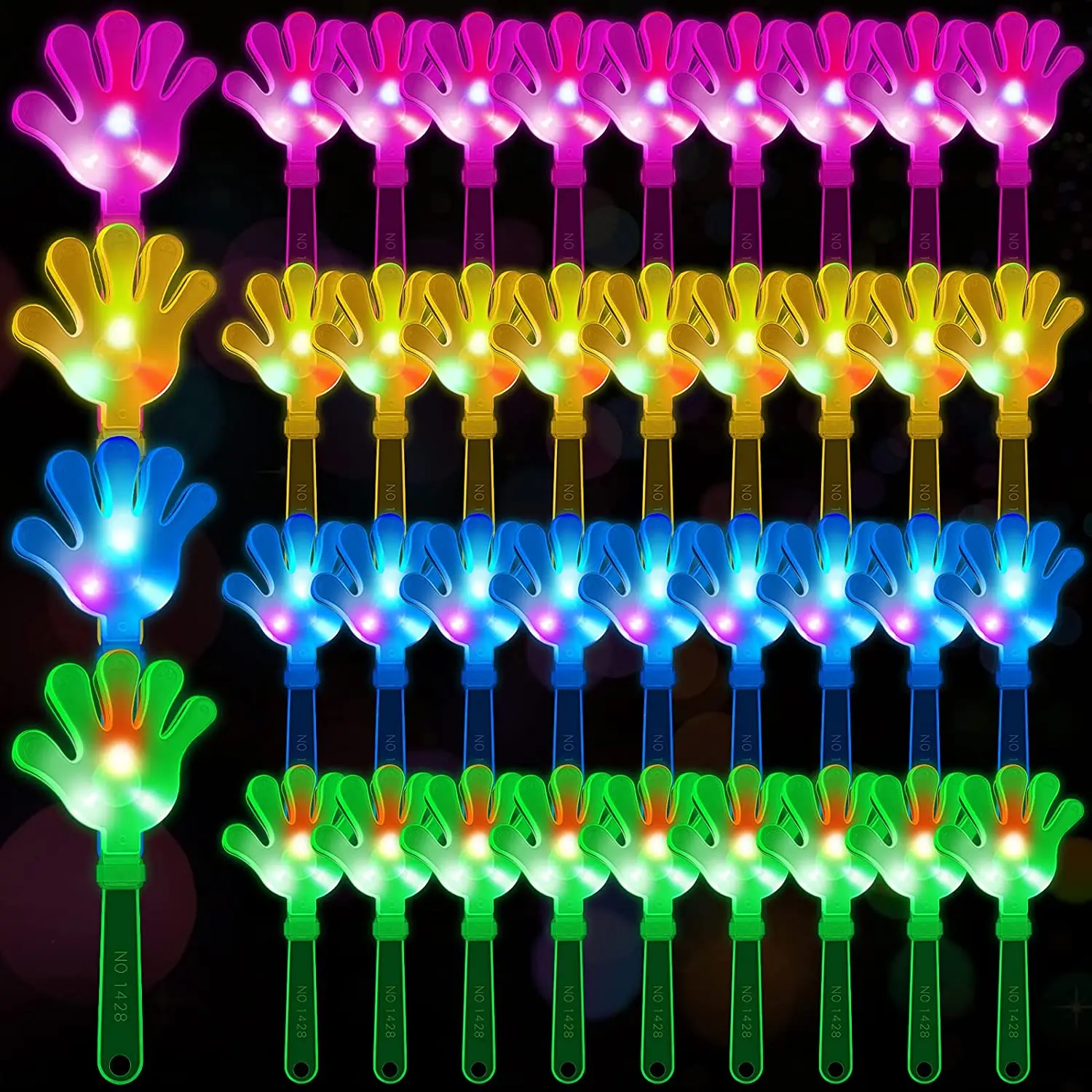 Wedding Event Supply - 12 pçs mão clappers iluminar led