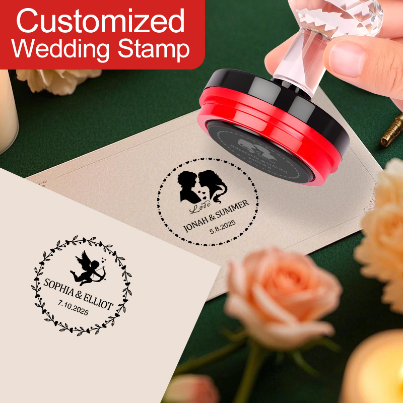 Wedding Event Supply - Carimbo Personalizado para Papelaria de Casamento