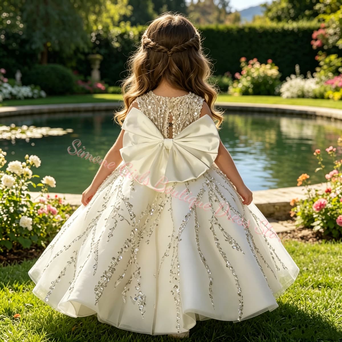 Bridal Sash Ribbon - Vestido de Dama de Honra Luxuoso