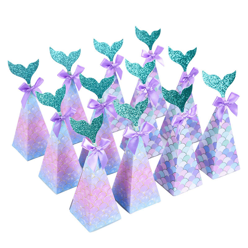 Wedding Supply.Box - 10 pçs pequena sereia caixa de