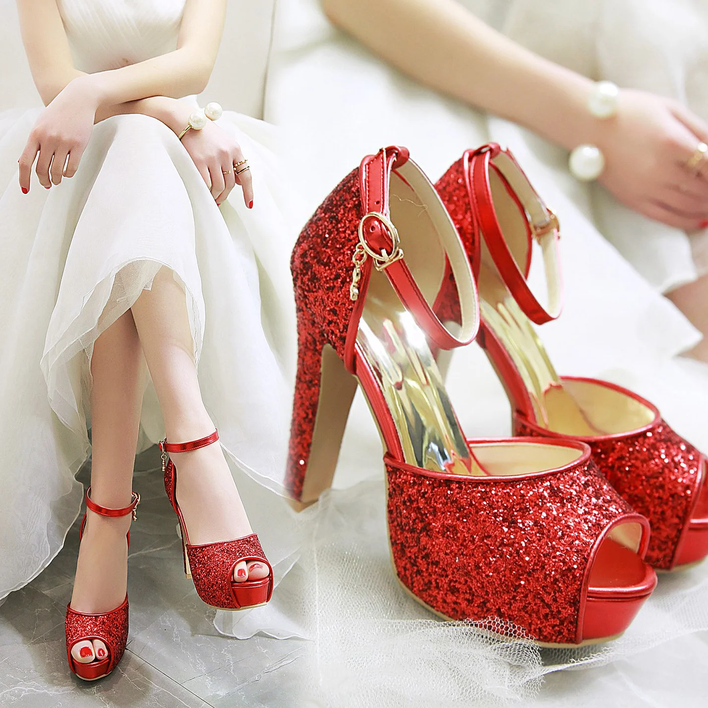 Prata verão feminino sandálias - Wedding Super avaliação e preço