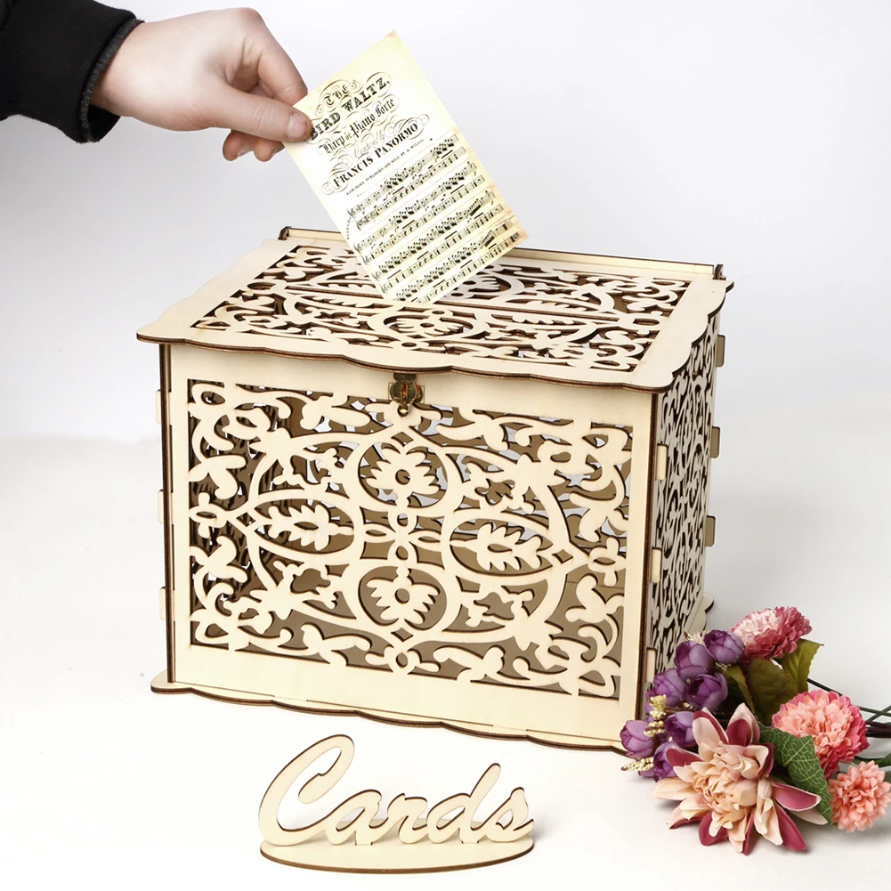 Caixa De Cartão De Casamento D - Wedding Supply.Box avaliação e preço