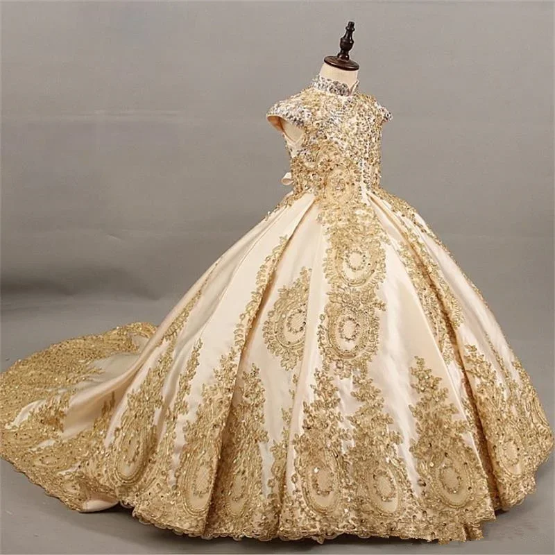 Luxo cetim flor menina vestido - Bridal Sash Ribbon avaliação e preço