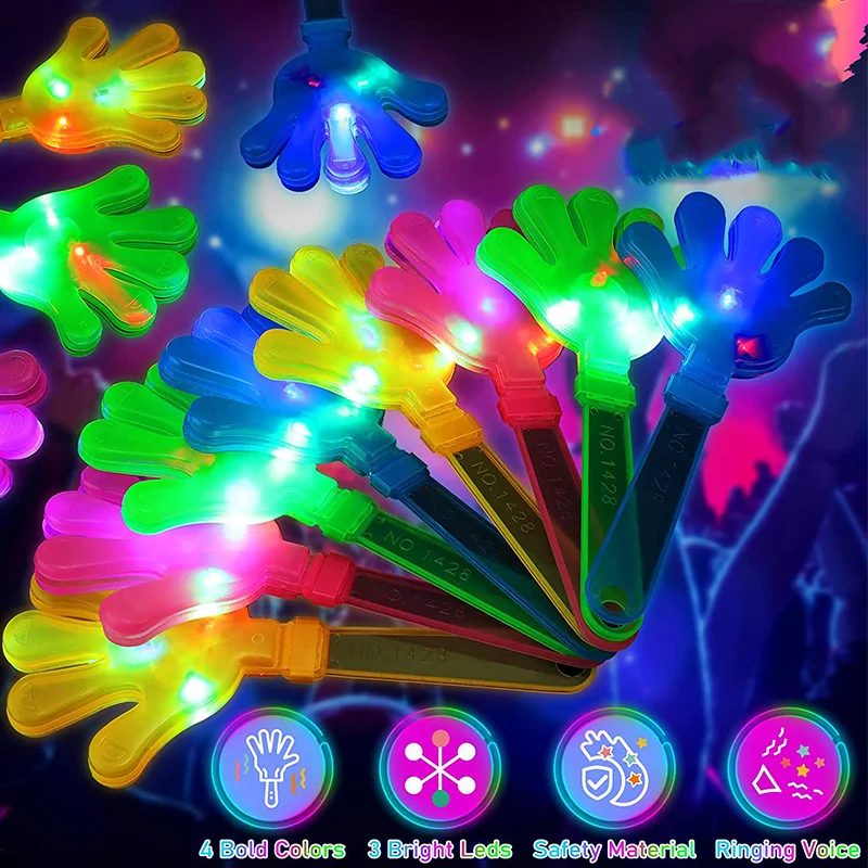 12 pçs mão clappers iluminar l - Wedding Event Supply avaliação e preço