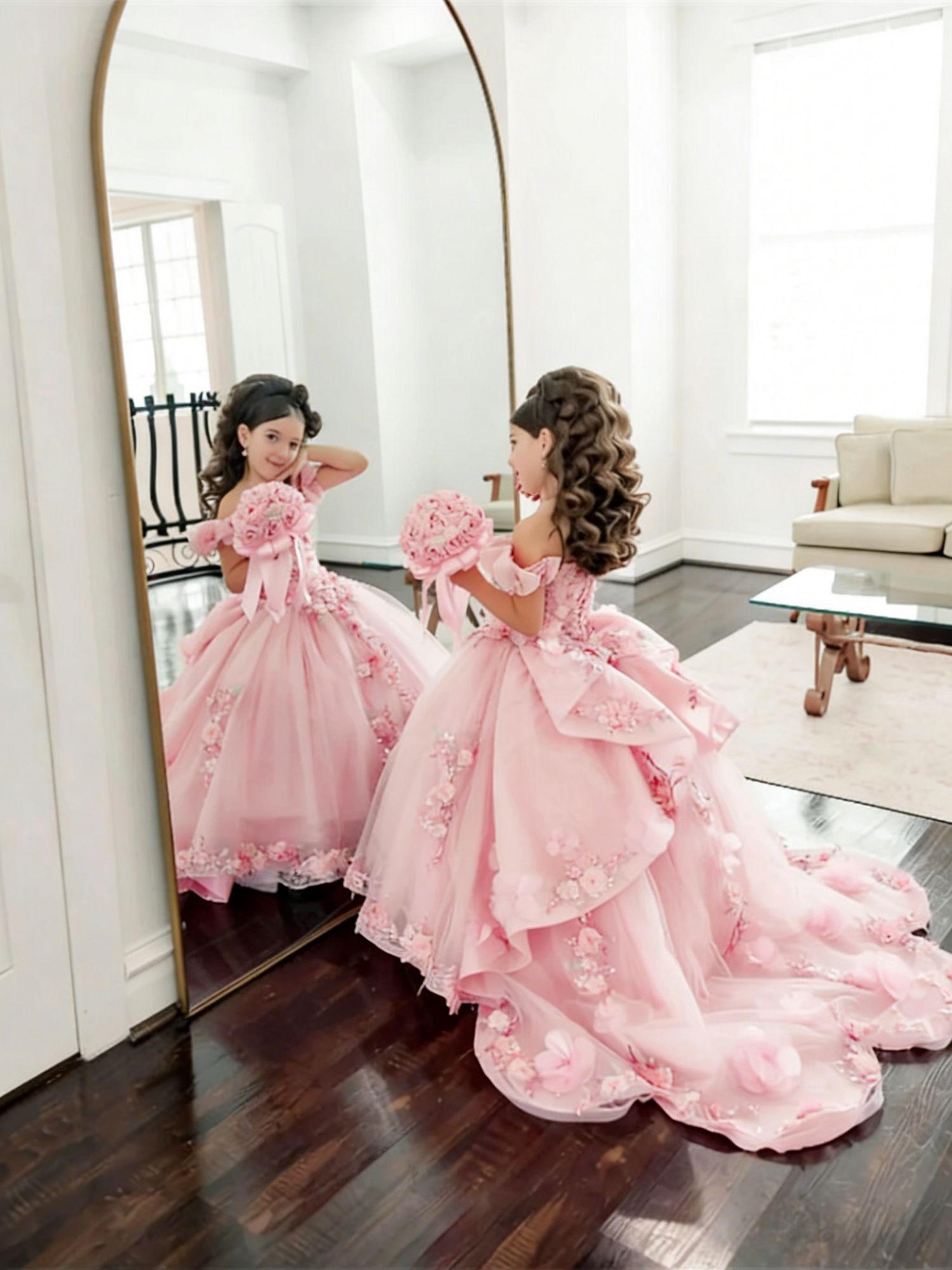 Vestido de Menina para Casamen - Bridal Sash Ribbon avaliação e preço