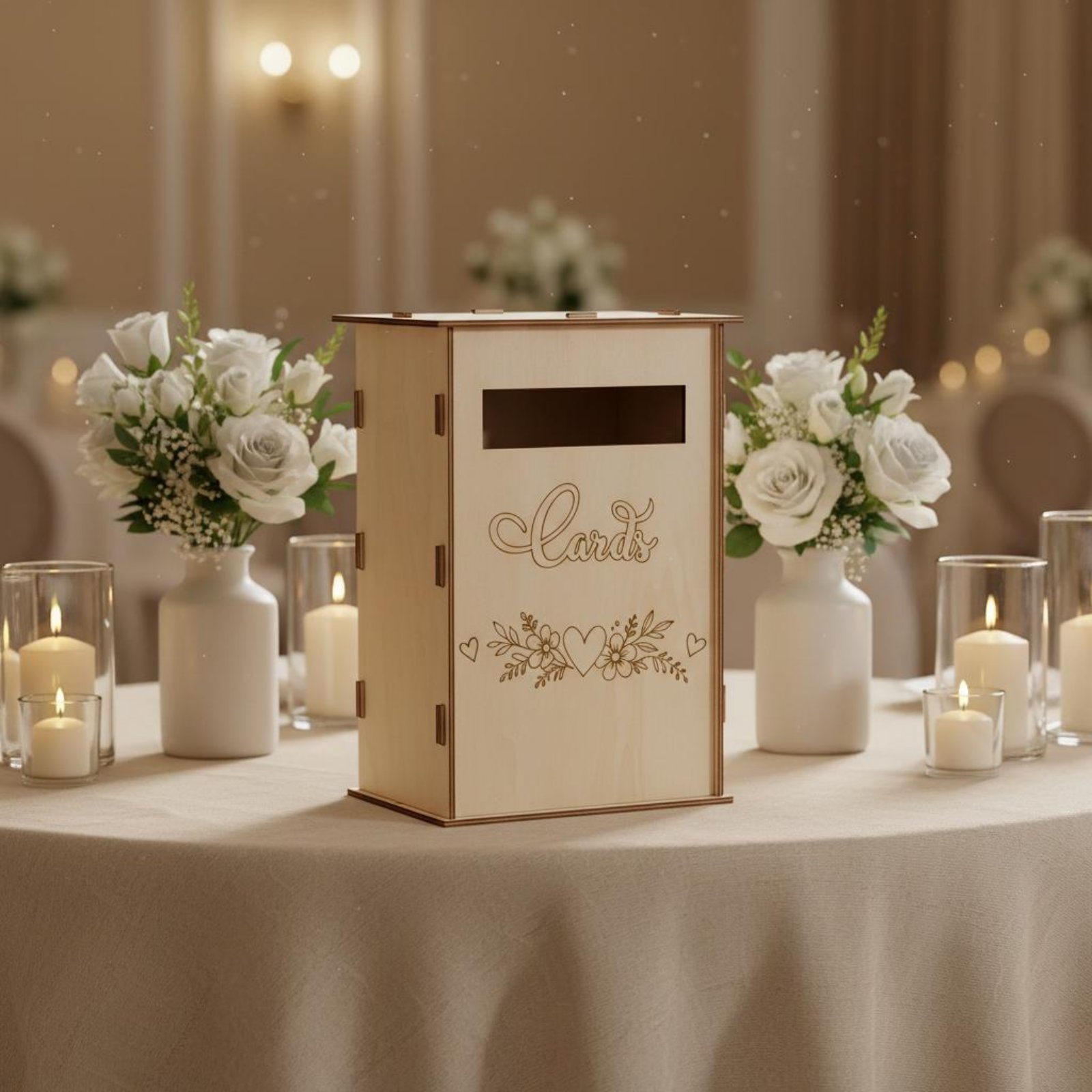 Caixa de Cartões de Casamento  - Wedding Card Box avaliação e preço