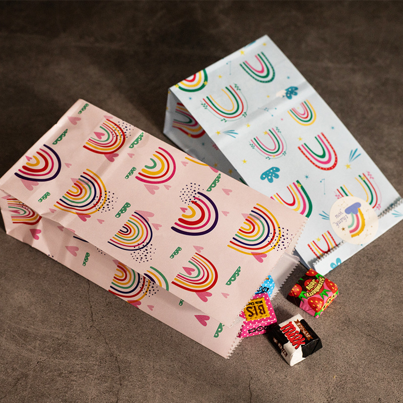 Sacos de papel pequenos arco-í - Wedding Supply.Box avaliação e preço