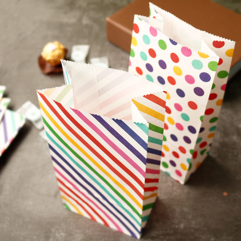 Sacos de papel pequenos arco-í - Wedding Supply.Box avaliação e preço
