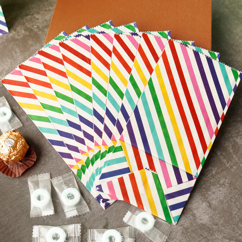 Sacos de papel pequenos arco-í - Wedding Supply.Box avaliação e preço