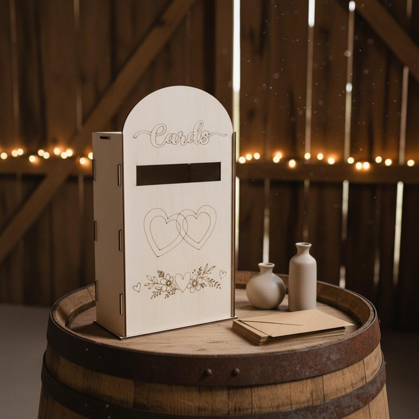 Caixa de Cartões de Casamento  - Wedding Card Box avaliação e preço