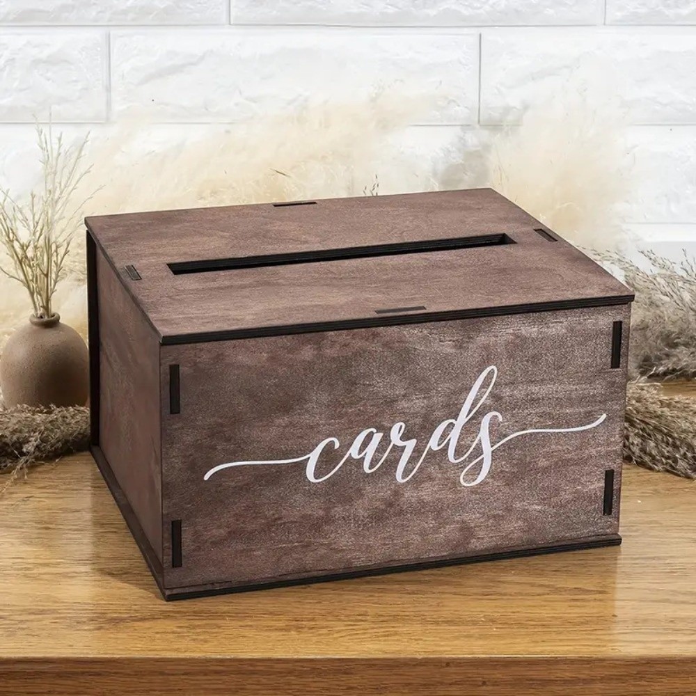 Nova Caixa de Cartões de Casam - Wedding Card Box avaliação e preço