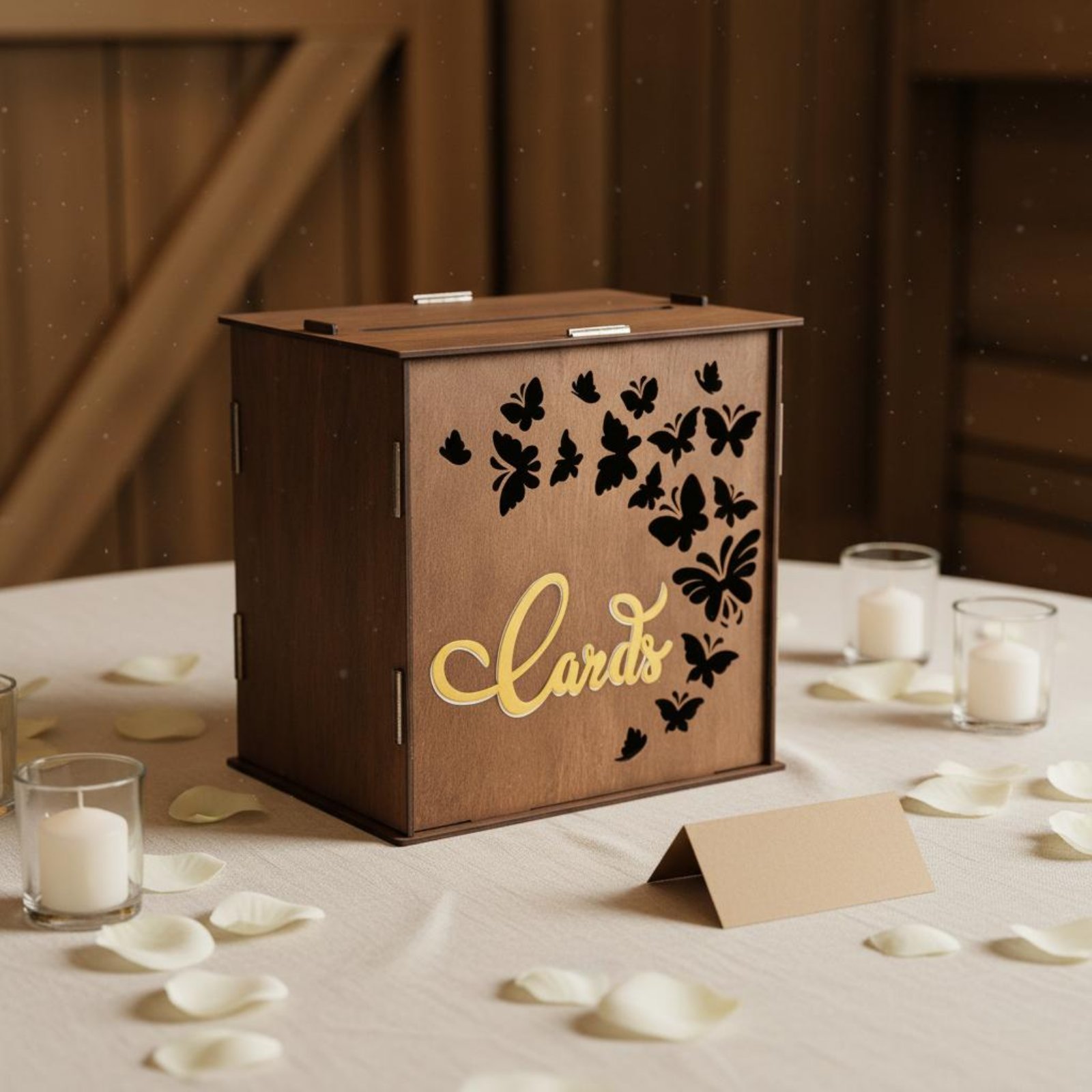 Caixa de Cartões para Casament - Wedding Card Box avaliação e preço