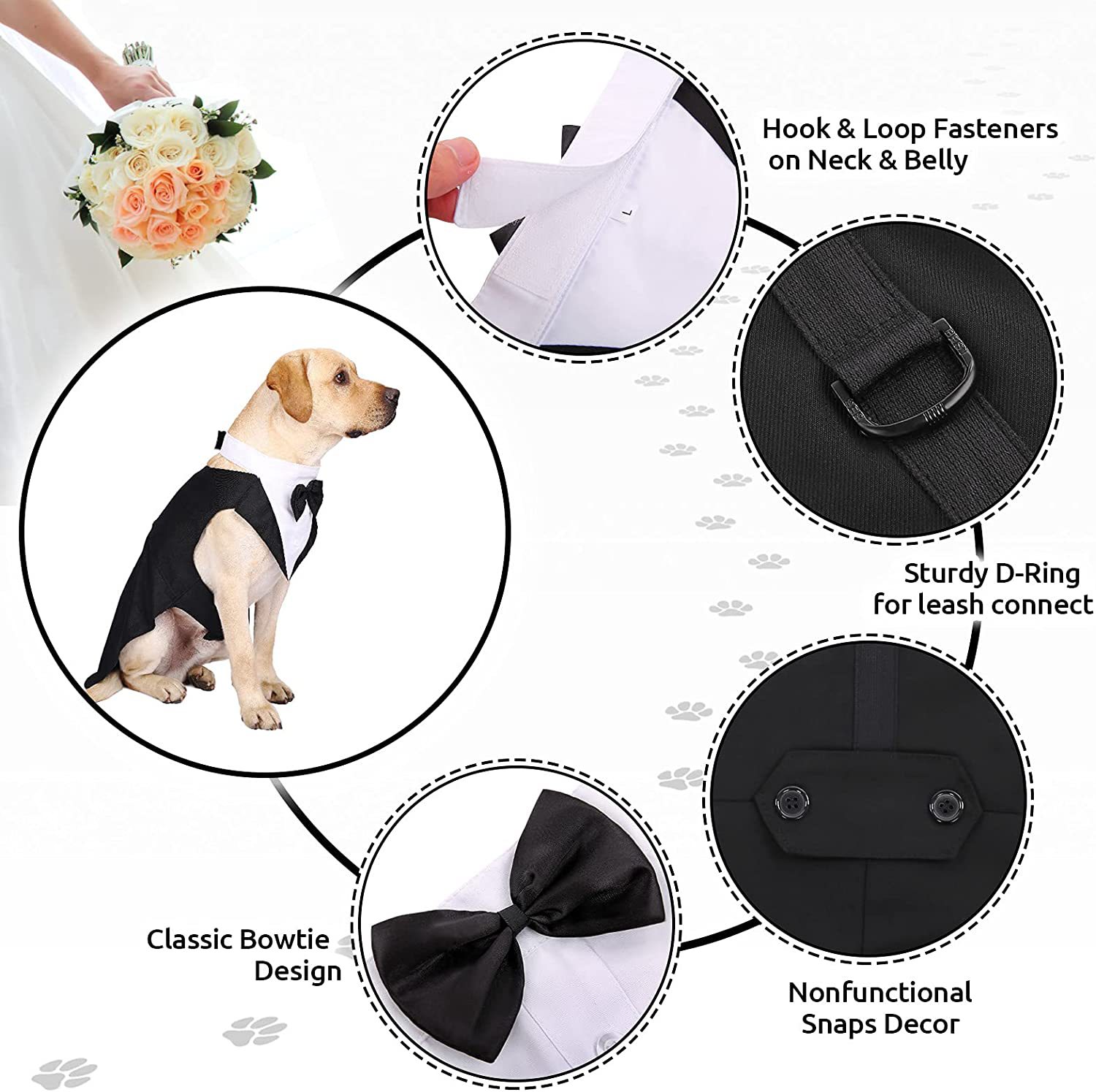 Roupas para cães de estimação, - Suitsupply Wedding Tuxedo avaliação e preço
