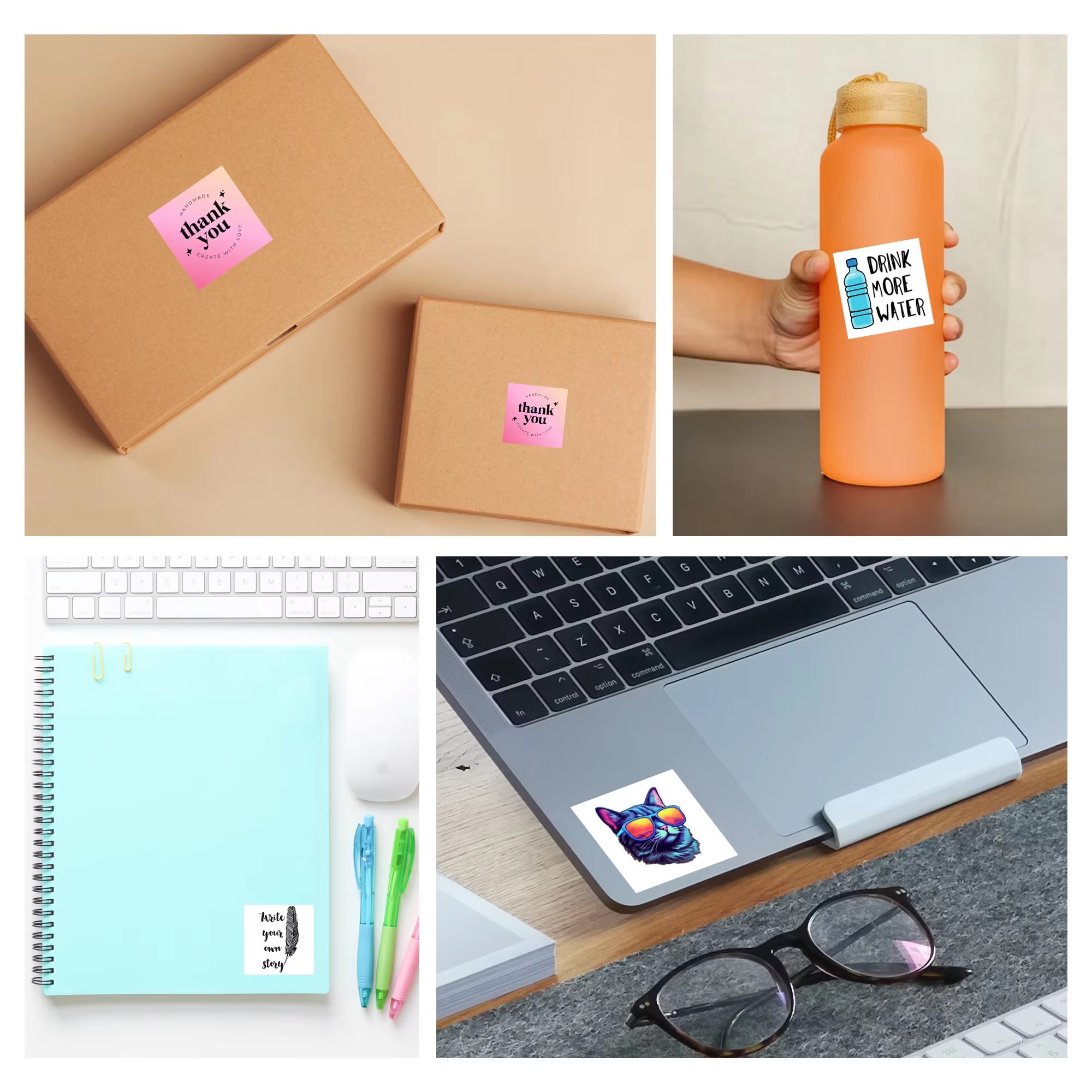 200 Adesivos Quadrados Persona - Wedding Favor Box avaliação e preço