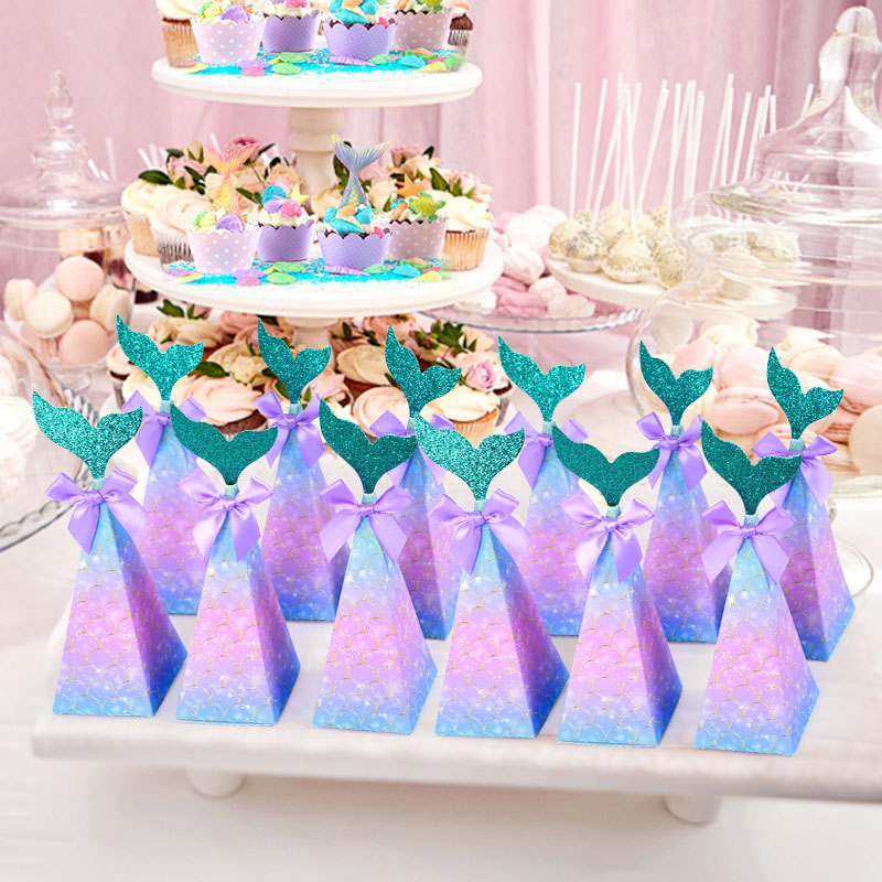 10 pçs pequena sereia caixa de - Wedding Supply.Box avaliação e preço