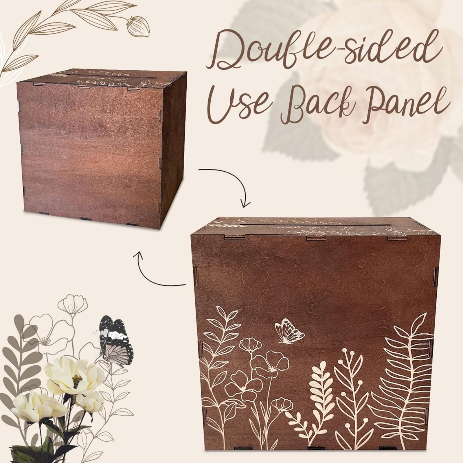 Caixa de Cartões de Casamento  - Wedding Card Box avaliação e preço