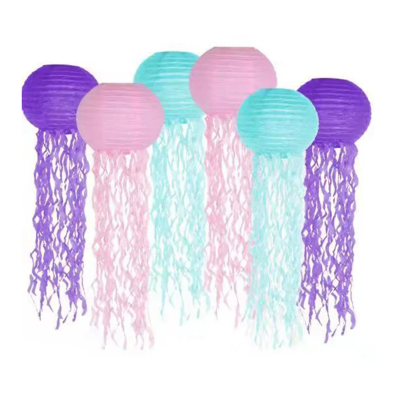 Lanterna de papel medusa, tema - Wedding Event Supply avaliação e preço