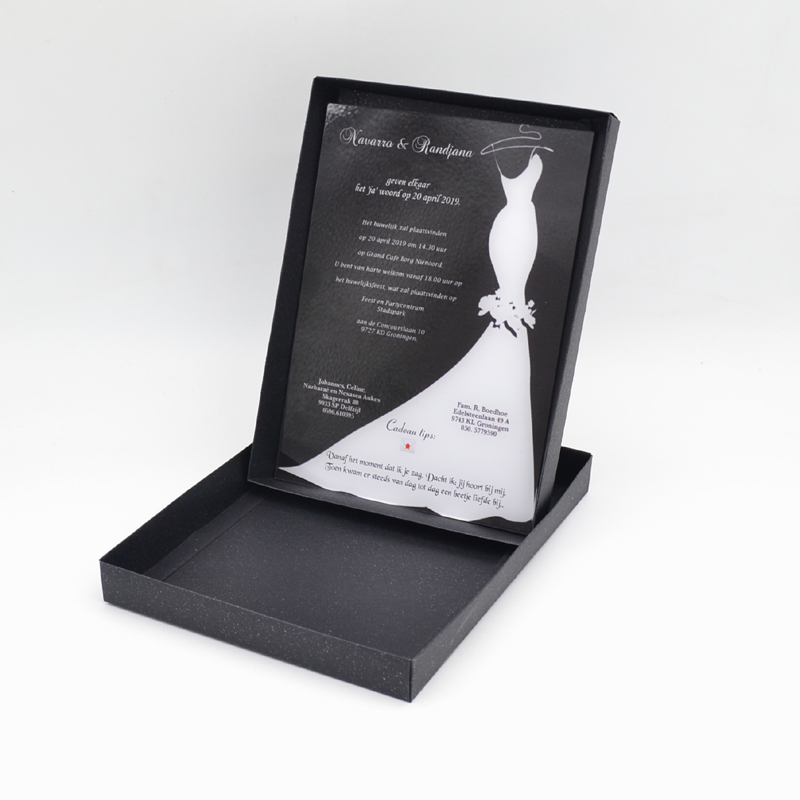 Caixa do convite do casamento, - Wedding Supply.Box avaliação e preço