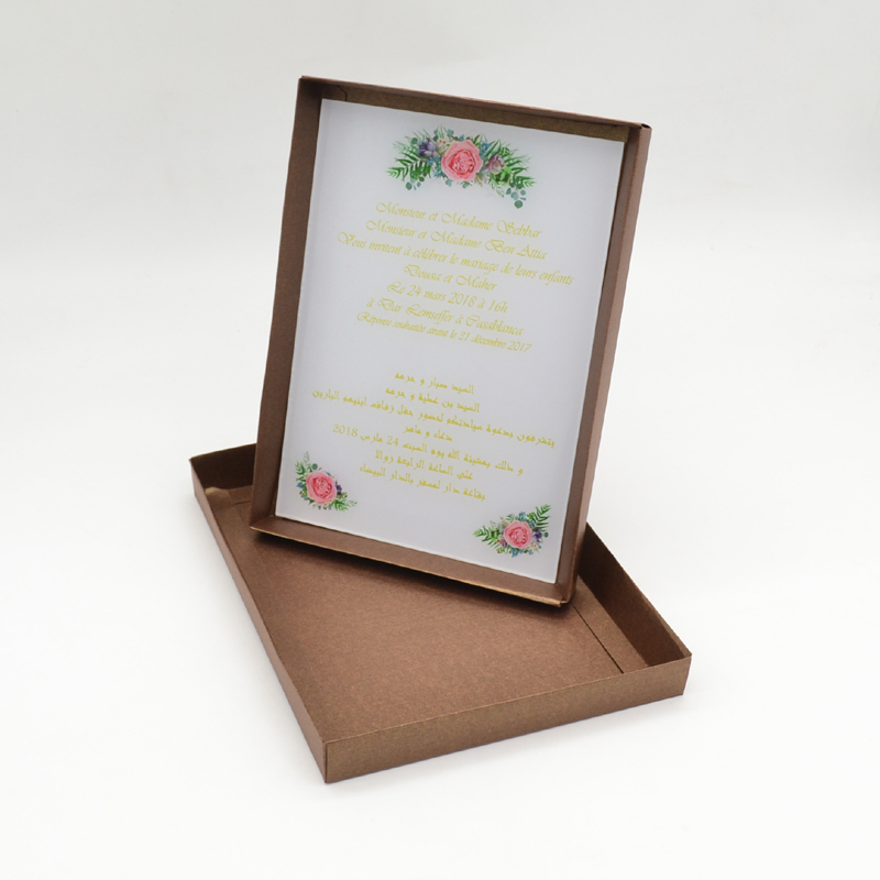 Caixa do convite do casamento, - Wedding Supply.Box avaliação e preço
